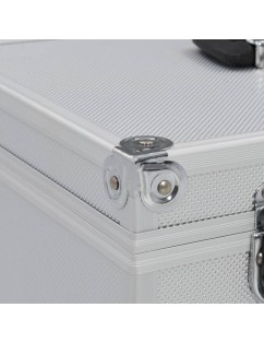 Cosmetic case 37x24x40 cm Silver Aluminum