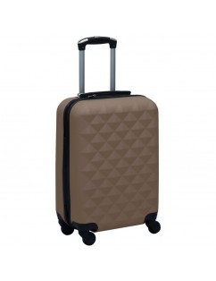 Hard shell trolley brown ABS