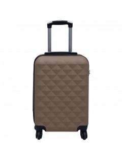 Hard shell trolley brown ABS